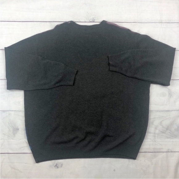 Vintage Slouchy Sweater Cellinni Sweatshirt SOFT Large Color Block Old School - Picture 9 of 10